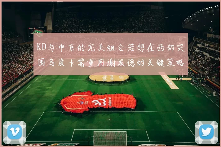 KD与申京的完美组合若想在西部突围乌度卡需重用谢泼德的关键策略